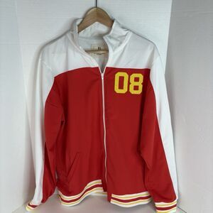 Retro Beijing Olympics 2008 Full Zip Jacket, XL, Red/white, Long Sleeve Old Navy
